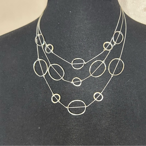{CHICOS} Silver Necklace - Picture 1 of 5